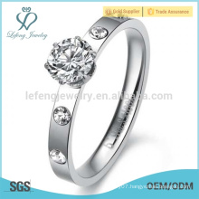 Hot sale silver crown ring,women wedding ring sets,good luck ring